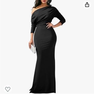 Black formal gown